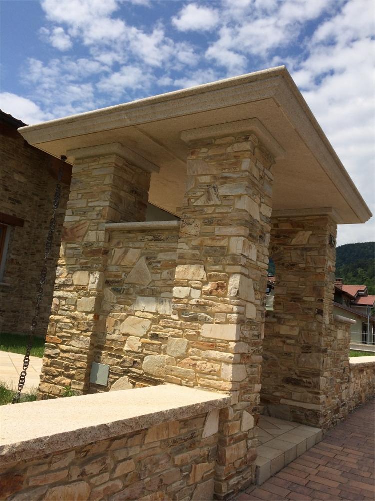 LISTE MURO QUARZITE E GRANITO GIALLO A CUNEO PIEMONTE