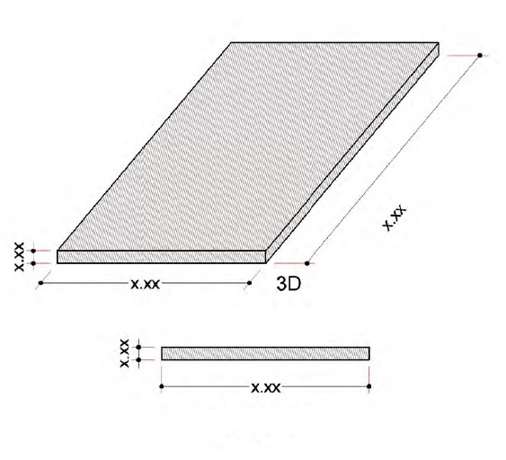 disegno tecnico lastra granito